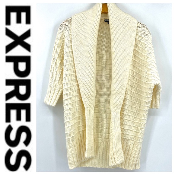 💕SALE💕 Express Cream Wool Blend Sweater - Picture 2 of 8